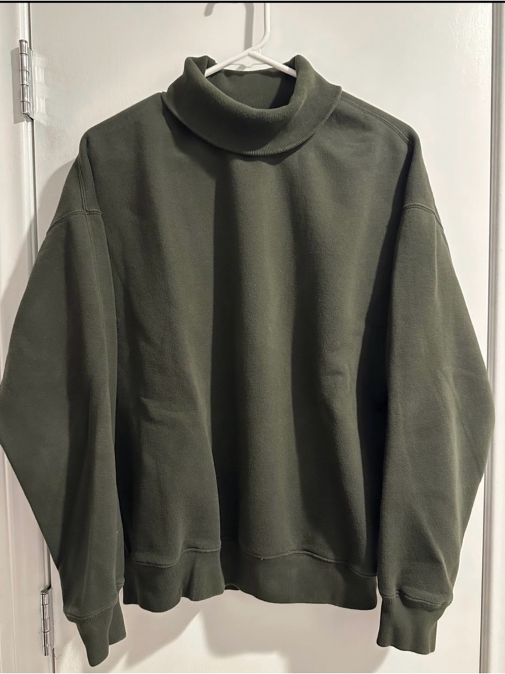 Men’s Abercrombie & Fitch Turtleneck Neck Sweater Olive Green